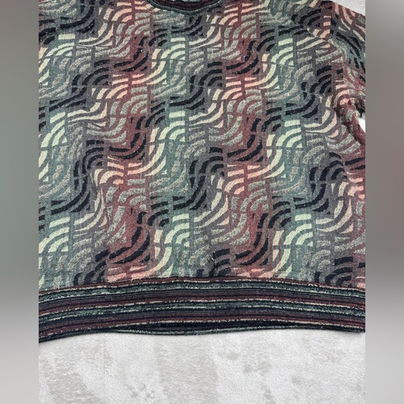 Vintage Men’s Jhane Barnes Menswear Wool Blend Geometric Grandpa Sweater Medium - Picture 9 of 16